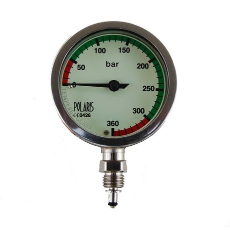 Манометр-Pressure gauge Slimline Capsule 360+HP-Swivel
