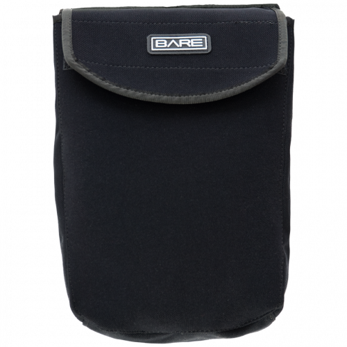 Карман -POLY TRILAM POCKET with flap, black